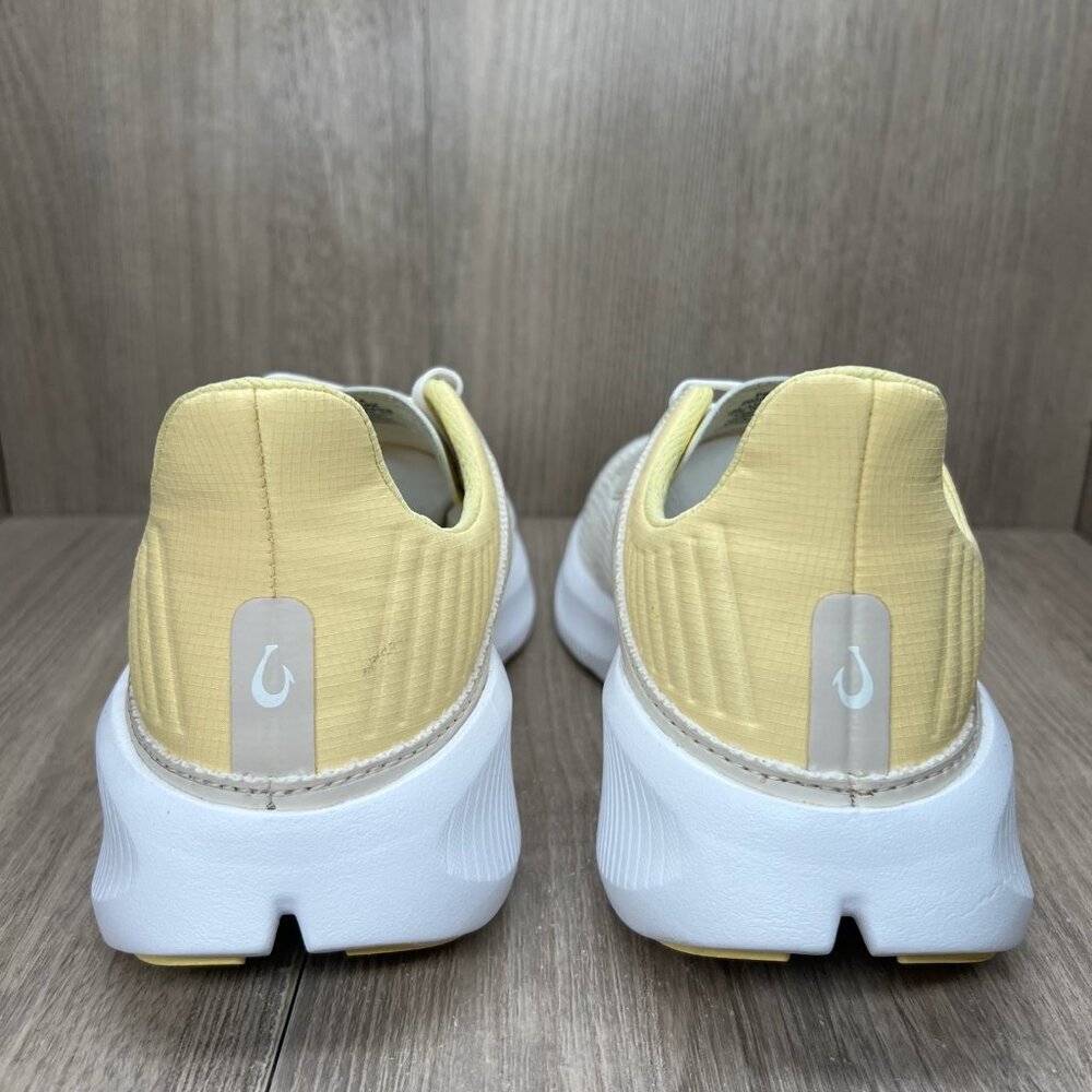 OluKai Island Hopper Sneakers Womens 10 Lace Up Athletic Travel Knit Puka Honey - Picture 6 of 11